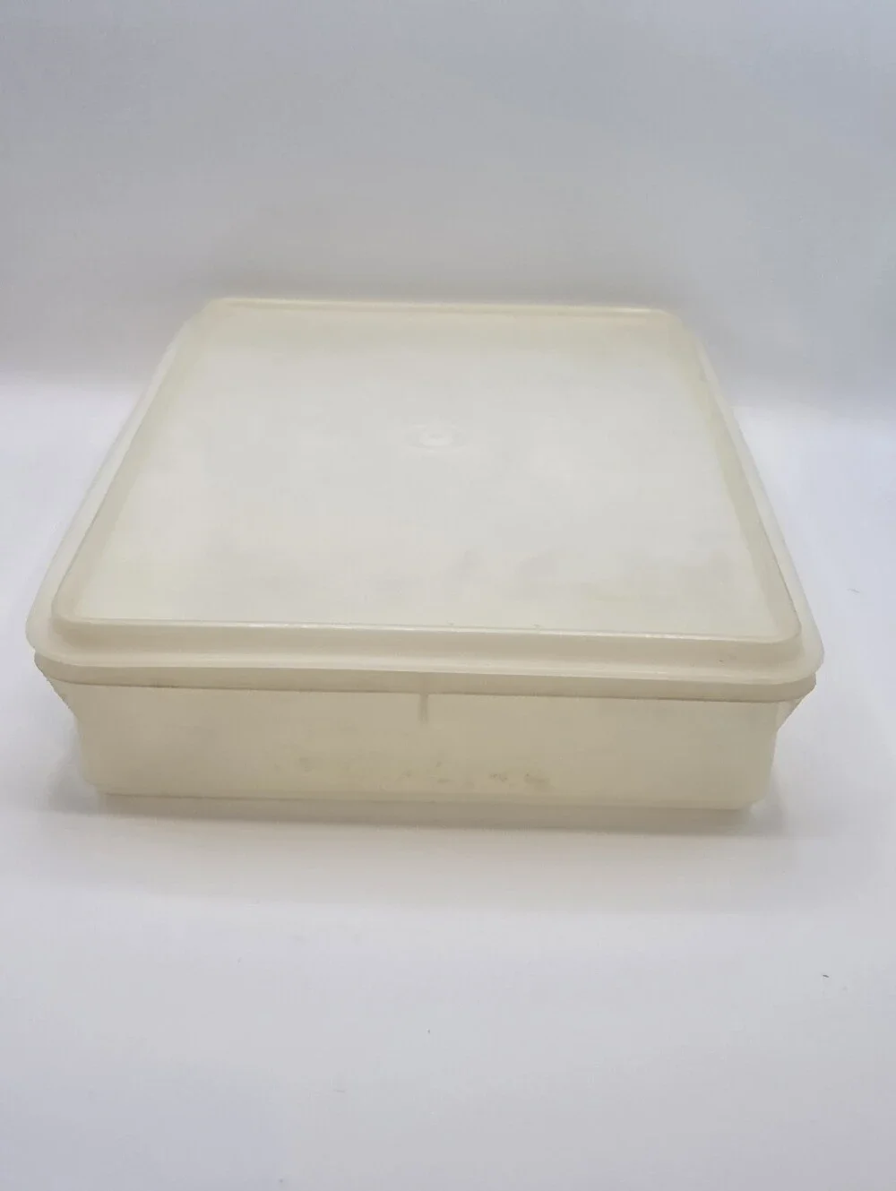 Vintage Tupperware Rectangular Food Storage Container with Lid